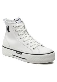 Karl Lagerfeld - KARL LAGERFELD Trampki KL50450 Biały. Kolor: biały. Materiał: skóra #5