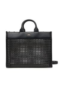 BOSS Torebka Sandy 50541748 Czarny. Kolor: czarny. Materiał: skórzane