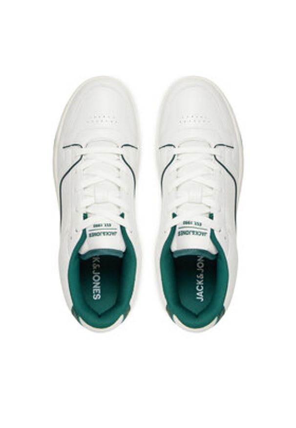 Jack & Jones - Jack&Jones Sneakersy Jfwlondon 12254003 Biały. Kolor: biały. Materiał: skóra