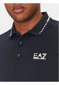 EA7 Emporio Armani Polo 7M000184 AF13511 UB102 Granatowy Regular Fit. Typ kołnierza: polo. Kolor: niebieski. Materiał: bawełna #3