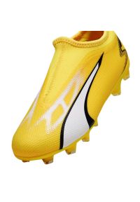 Buty piłkarskie Puma Ultra Match Ll FG/AG Jr 107514 04 żółte. Kolor: żółty. Szerokość cholewki: normalna. Sport: piłka nożna #6