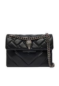 Kurt Geiger Torebka Mini Kensington 1470800109 Czarny. Kolor: czarny. Materiał: skórzane