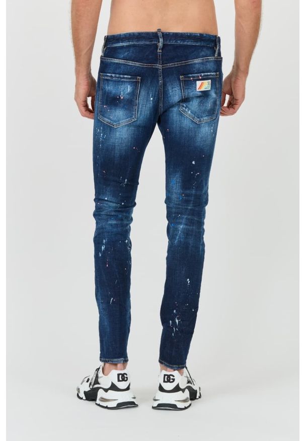 DSQUARED2 Niebieskie męskie jeansy Cool Guy Jean, Rozmiar 46. Kolor: niebieski