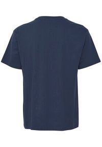 !SOLID - Solid T-Shirt 21107947 Granatowy Regular Fit. Kolor: niebieski. Materiał: bawełna