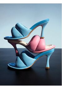 Gino Rossi Klapki VITORIA-01 Niebieski. Kolor: niebieski. Materiał: skóra #12