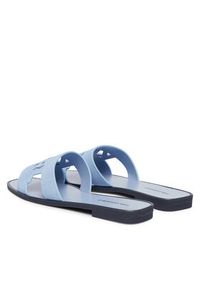 Karl Lagerfeld - KARL LAGERFELD Klapki Skoot III KL80407C Niebieski. Kolor: niebieski. Materiał: zamsz, skóra #6