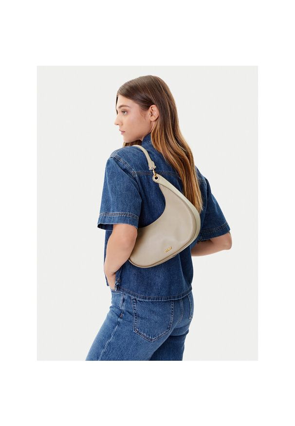 Torebka DKNY. Kolor: beżowy