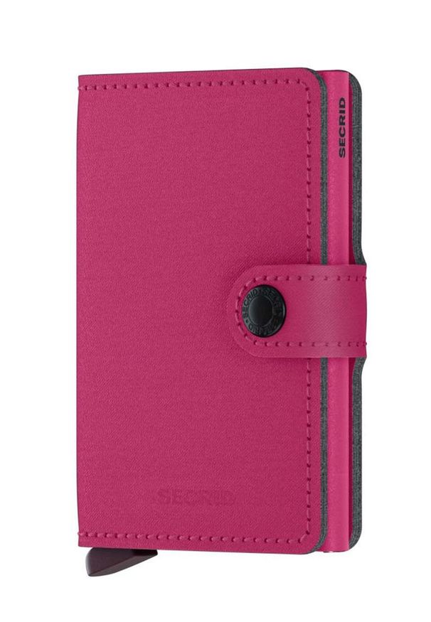 Secrid portfel damski kolor różowy Myp.Fuchsia-Fuchsia. Kolor: różowy. Materiał: materiał