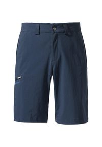 Spodenki turystyczne męskie Vaude Farley Stretch Bermuda II. Kolor: niebieski. Sport: turystyka piesza
