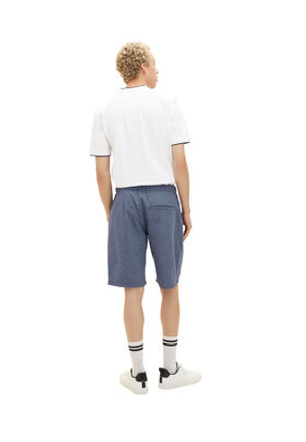 Tom Tailor Denim Szorty materiałowe 1034983 Niebieski. Kolor: niebieski. Materiał: bawełna