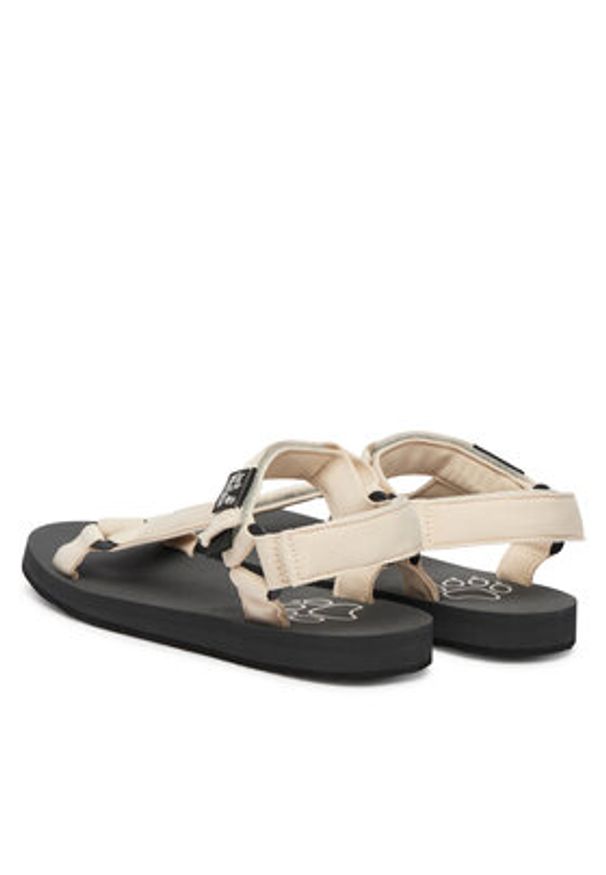 Jack Wolfskin Sandały Taiga A65623 Beżowy. Kolor: beżowy. Materiał: materiał