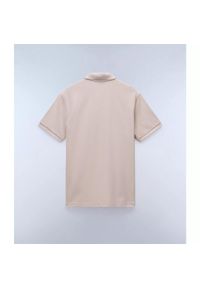 Polo Napapijri E-Clanis SS. Typ kołnierza: polo. Kolor: beżowy. Styl: elegancki #2
