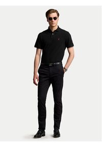 Polo Ralph Lauren Polo 710783656020 Czarny Classic Fit. Typ kołnierza: polo. Kolor: czarny. Materiał: bawełna #4