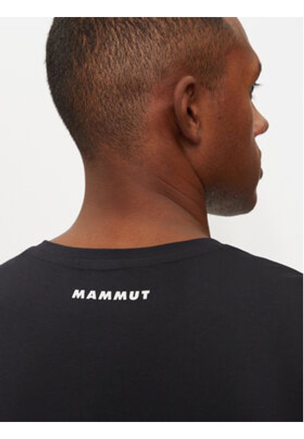 Mammut T-Shirt Core 1017-04024 Czarny Regular Fit. Kolor: czarny. Materiał: bawełna