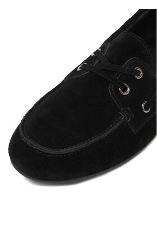 Badura Mokasyny C-ABBY-SW666 Czarny. Kolor: czarny. Materiał: zamsz, skóra