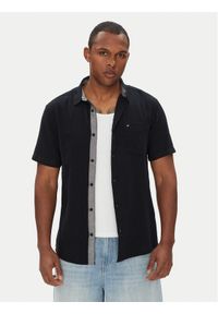 Quiksilver Koszula Time Box EQYWT04622 Czarny Regular Fit. Kolor: czarny. Materiał: bawełna
