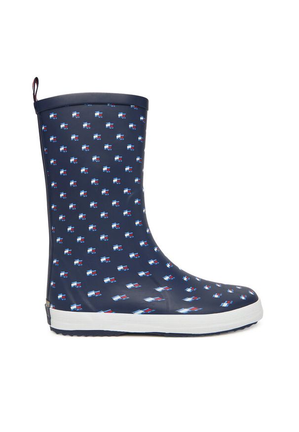 TOMMY HILFIGER - Kalosze Tommy Hilfiger. Kolor: niebieski
