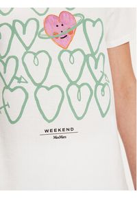 Weekend Max Mara T-Shirt Zirlo 2425976031 Biały Regular Fit. Kolor: biały. Materiał: bawełna