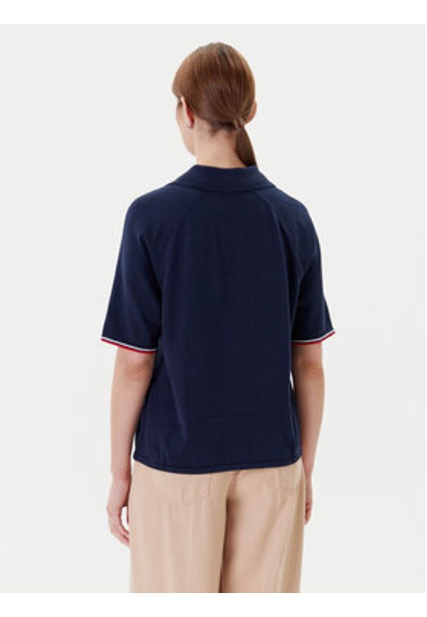 TOMMY HILFIGER - Tommy Hilfiger Polo WW0WW45694 Écru Regular Fit. Typ kołnierza: polo. Materiał: bawełna