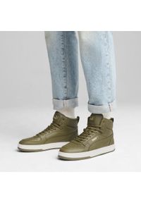 Puma - Sneakersy Unisex Caven 2.0 Mid WTR PUMA. Kolor: wielokolorowy, żółty, biały, zielony. Sezon: zima