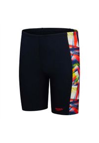 Kąpielówki chłopięce spodenki kąpielowe Speedo Boy's Digital. Kolor: czerwony, czarny, wielokolorowy, biały #1