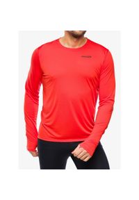 Bluza do biegania męska Inov-8 Performance Long Sleeve. Kolor: czerwony. Długość rękawa: długi rękaw