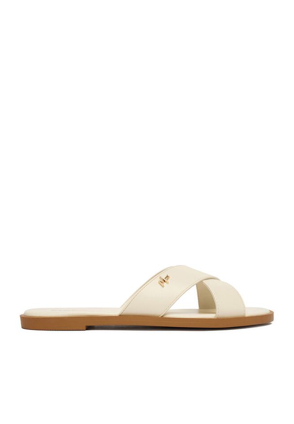 Klapki MEXX. Kolor: kremowy