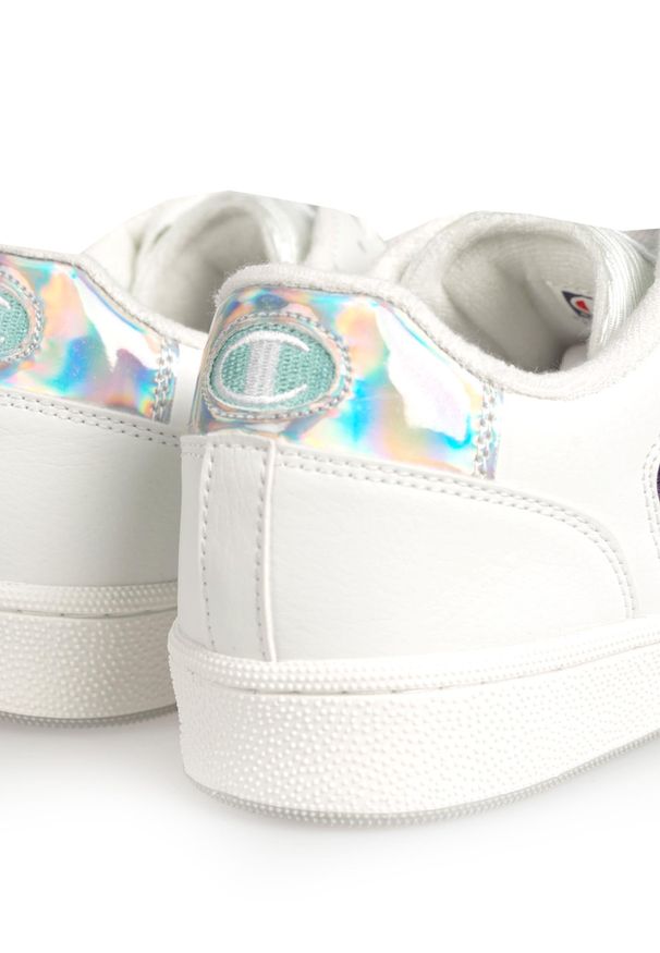 Champion Sneakersy "Arizona" | S10975 | Arizona | Kobieta | Biały. Kolor: biały. Materiał: skóra ekologiczna, materiał. Wzór: aplikacja