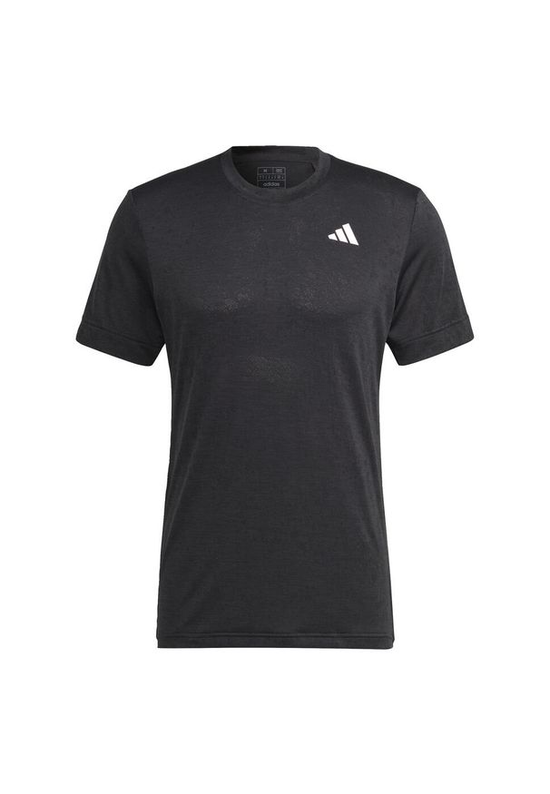 Koszulka do tenisa męska Adidas Tennis FreeLift Tee. Kolor: czarny. Materiał: materiał. Sport: tenis