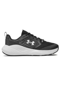 Buty treningowe męskie Under Armour Ua Charged Commit Tr 4. Zapięcie: sznurówki. Kolor: czarny. Materiał: syntetyk, tkanina, materiał. Szerokość cholewki: normalna #1