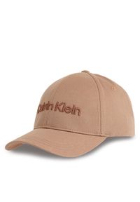 Calvin Klein Czapka z daszkiem Embroidery Bb Cap K50K505737 Pomarańczowy. Kolor: pomarańczowy. Materiał: bawełna, materiał