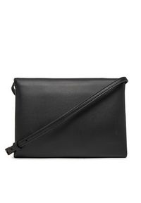 Calvin Klein Torebka Ck Narrate Leather Mini Bag K60K613005 Czarny. Kolor: czarny. Materiał: skórzane