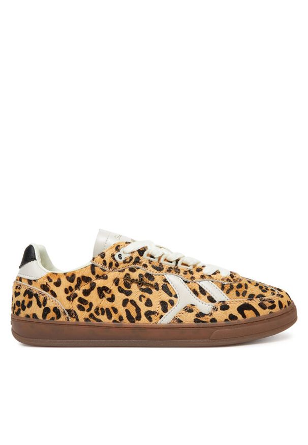 Pepe Jeans Sneakersy Ball Top W PLS00035 Beżowy. Kolor: beżowy. Materiał: skóra