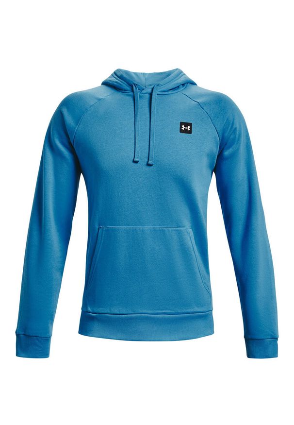 Bluza męska Under Armour Rival Fleece Hoodie. Typ kołnierza: kaptur. Kolor: niebieski. Sport: fitness