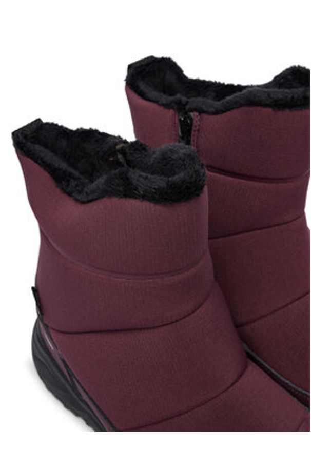 Jack Wolfskin Śniegowce Dromoventure Texapore Boot 4059881 Bordowy. Kolor: czerwony. Materiał: materiał