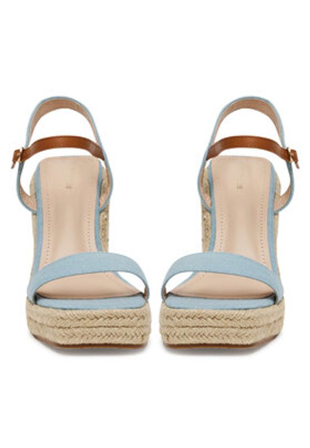 DeeZee Espadryle LWSB42-2 Niebieski. Kolor: niebieski. Materiał: materiał