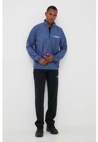 adidas TERREX wiatrówka Multi kolor niebieski. Kolor: niebieski. Materiał: tkanina, materiał. Wzór: ze splotem #5