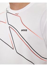 BOSS - Boss T-Shirt Tee 10 50513011 Biały Regular Fit. Kolor: biały. Materiał: syntetyk, bawełna #4