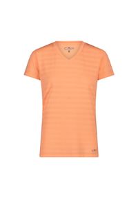 Koszulka damska CMP. Kolor: wielokolorowy, pomarańczowy. Materiał: materiał, tkanina. Sport: turystyka piesza #1