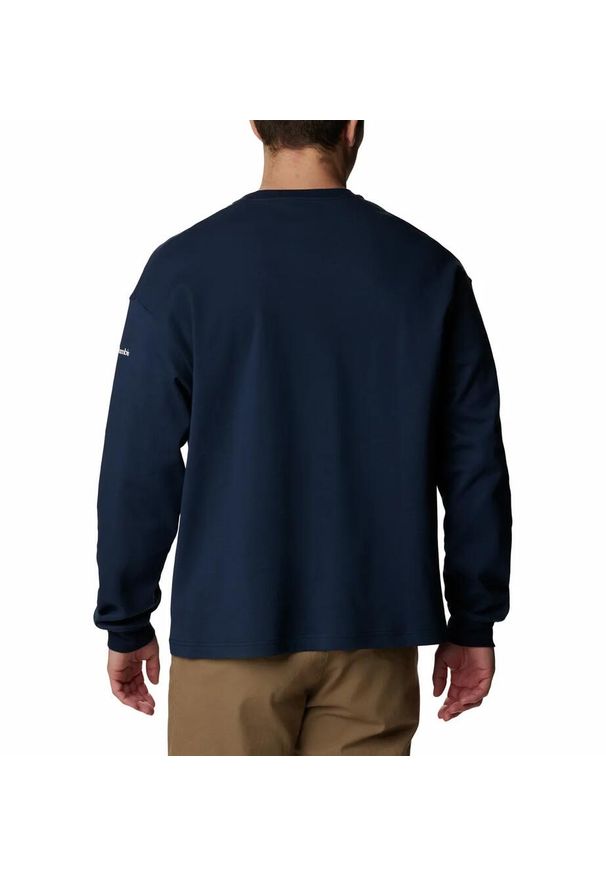 columbia - Bluza Turystyczna bez kaptura Męska Columbia Duxbery Relaxed LS Tee. Typ kołnierza: bez kaptura. Kolor: niebieski