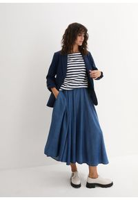 bonprix - Shirt z rękawami 3/4 i dekoltem w łódkę. Kolor: biały. Materiał: bawełna #2