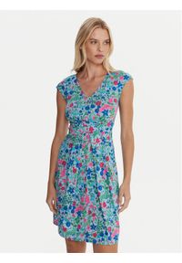 Weekend Max Mara Sukienka codzienna Vicino 2415621042 Kolorowy Regular Fit. Okazja: na co dzień. Materiał: bawełna. Wzór: kolorowy. Typ sukienki: proste. Styl: casual