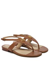 Lauren Ralph Lauren - LAUREN RALPH LAUREN Sandały Everley 802959145002 Brązowy. Kolor: brązowy. Materiał: skóra #4