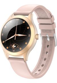 Smartwatch Gino Rossi SW014-3 Różowy (15690-uniw). Rodzaj zegarka: smartwatch. Kolor: różowy