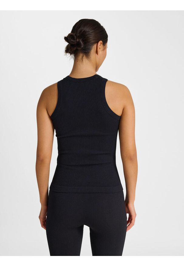 Damski tank top Hummel Pulse. Kolor: czarny. Materiał: prążkowany. Sport: fitness
