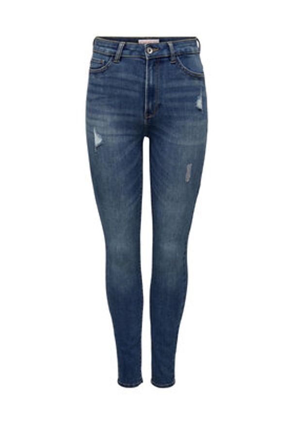 only - ONLY Jeansy 15292693 Niebieski Skinny Fit. Kolor: niebieski