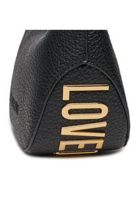 Love Moschino - LOVE MOSCHINO Torebka JC4019PP1ILT0000 Czarny. Kolor: czarny. Materiał: skórzane