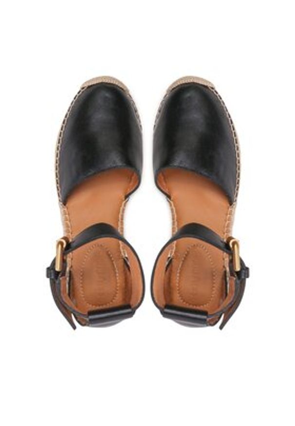 See By Chloé Espadryle SB26150 Czarny. Kolor: czarny. Materiał: skóra