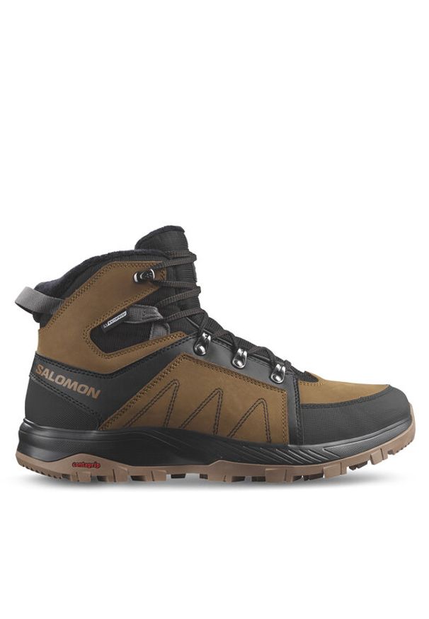 salomon - Salomon Trekkingi Outchill Thinsulate™ Waterproof L47381900 Brązowy. Kolor: brązowy. Materiał: skóra. Technologia: Thinsulate. Sport: turystyka piesza