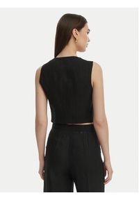 Marella Kamizelka garniturowa Veranda 2615151032 Czarny Regular Fit. Kolor: czarny. Materiał: len #5